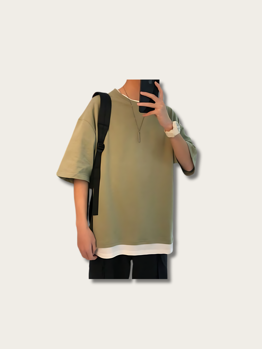Urban Two Layer Japanese T Shirt - Large