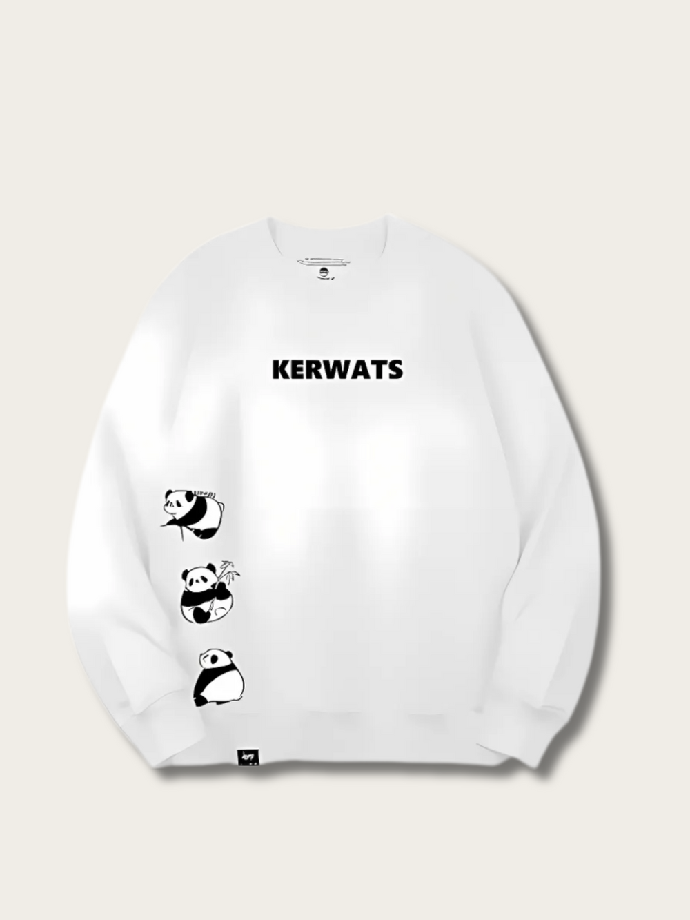 Panda Play Sketch Japanese Sweatshirt - Medium