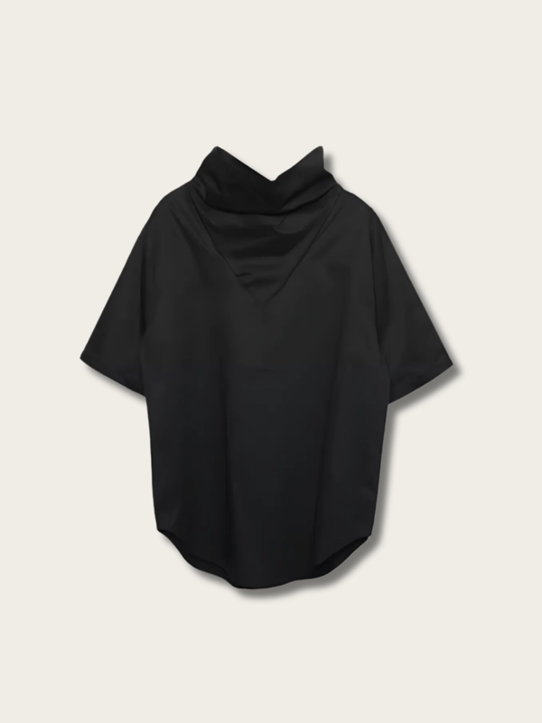 Cowl Cyberpunk Japanese T Shirt - Medium