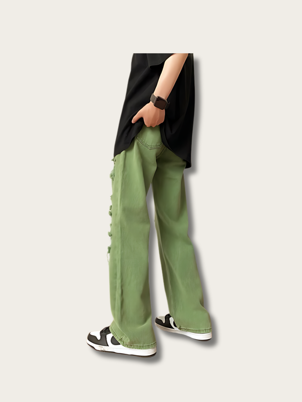 Edge Distressed Japanese Pants - Large
