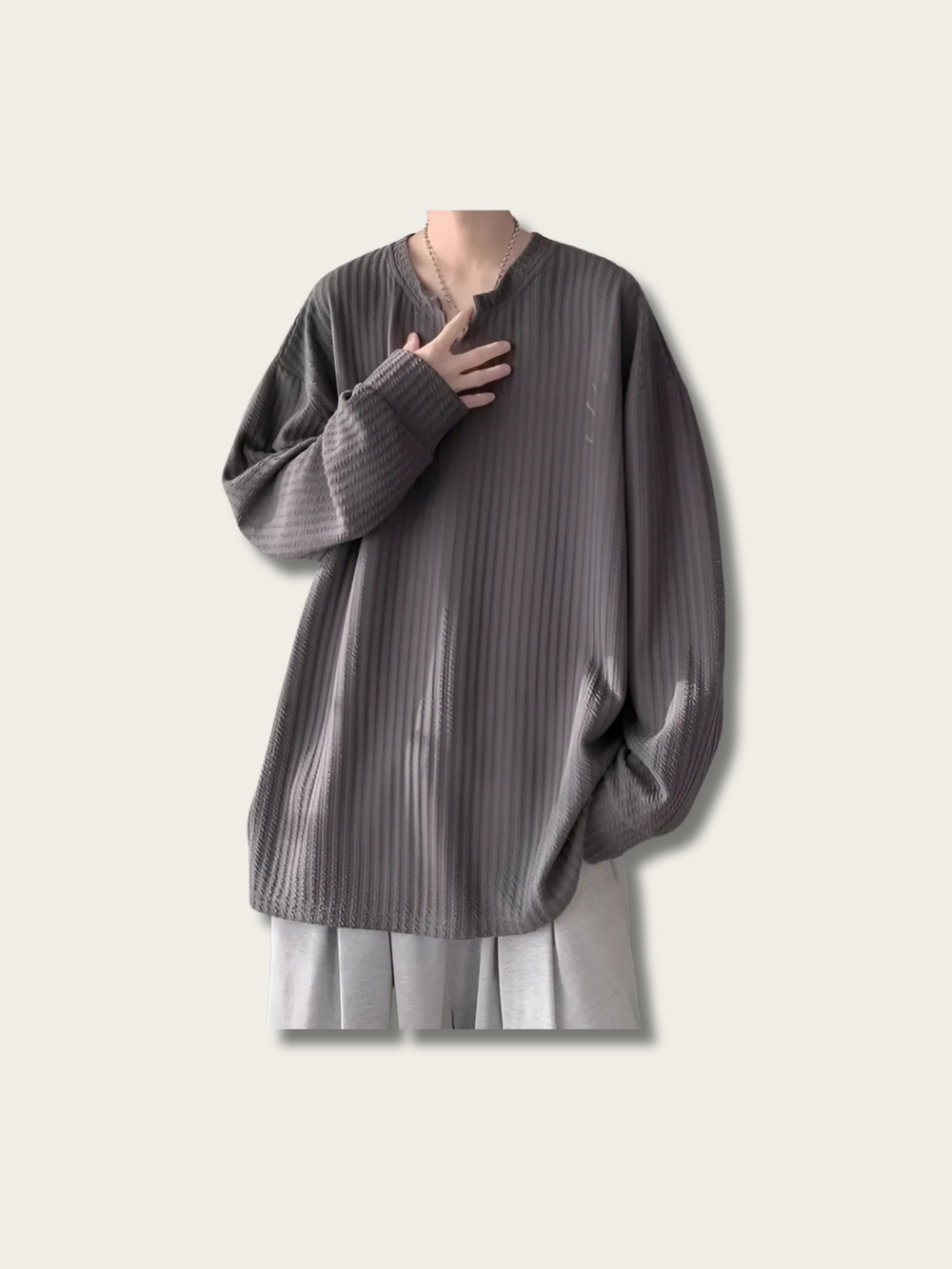 Obsidian Flow Vintage Japanese Sweatshirt - Large