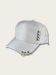 Plain Casual Metallic Japanese Cap - Pink