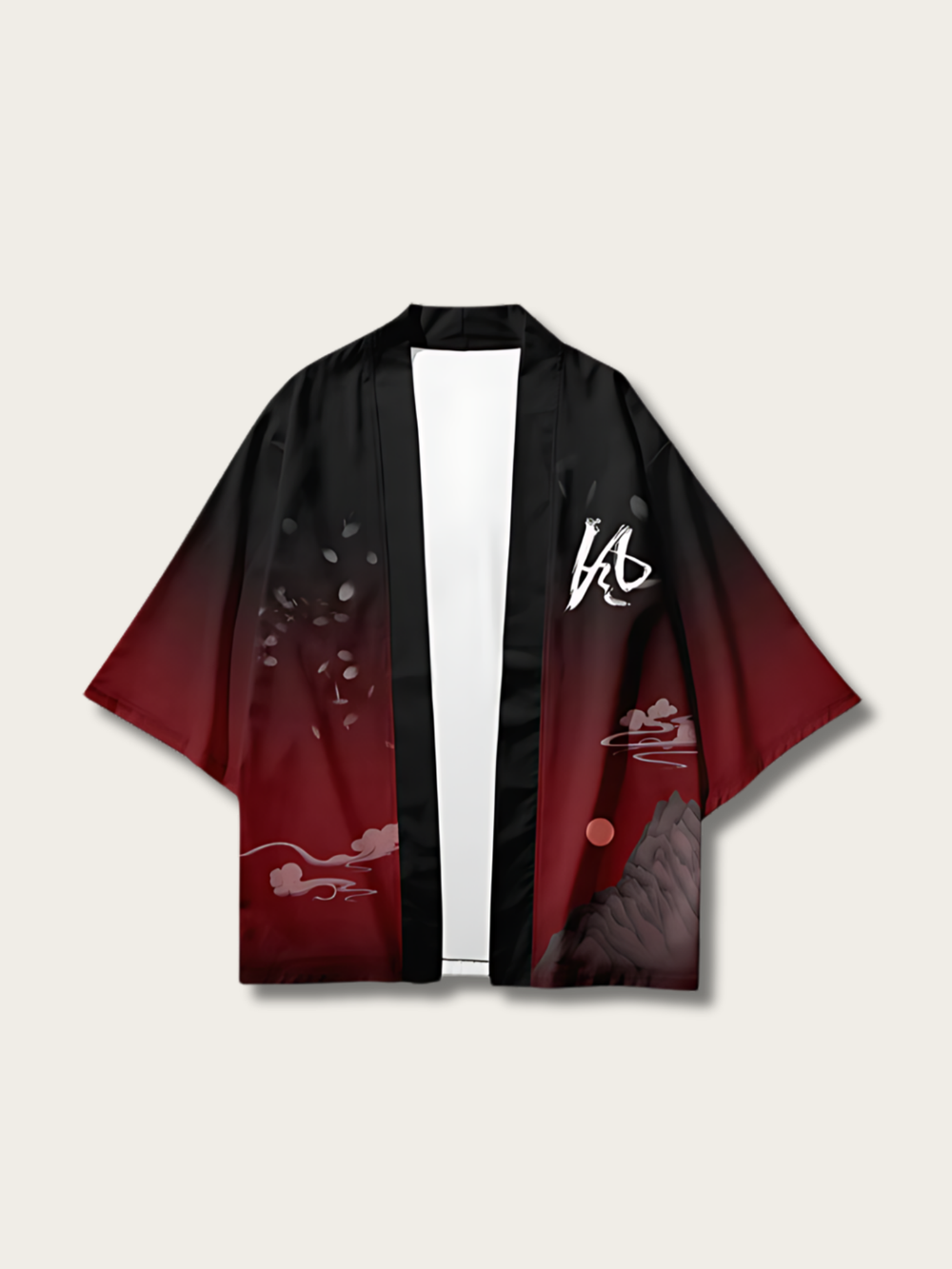 Geisha Warrior Japanese Kimono Cardigan - Large