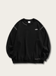 Monochrome Stitch Minimalist Japanese Sweater - Medium
