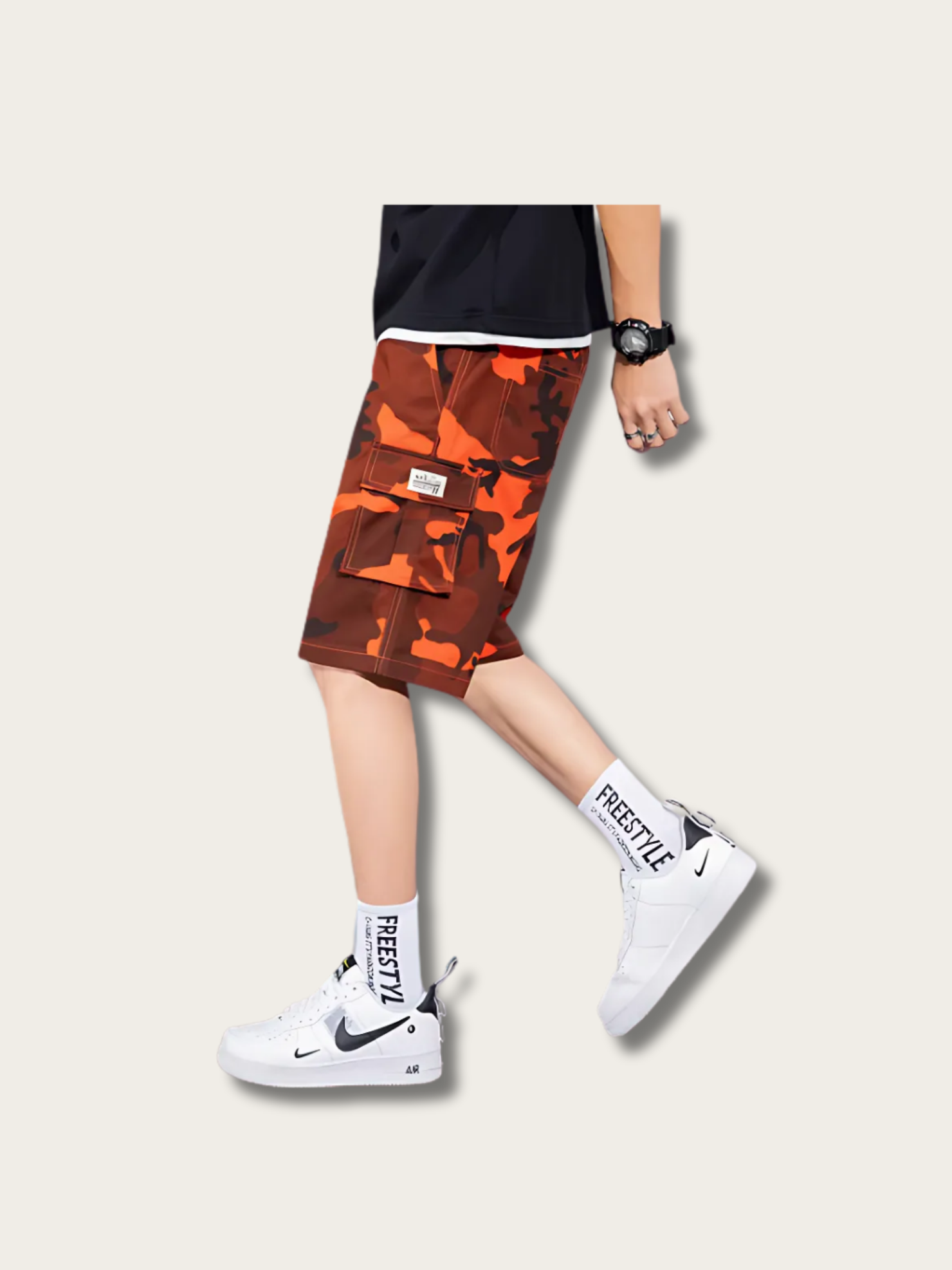 Urban Camo Japanese Shorts - Medium