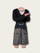 Urban Chain Accent Japanese Shorts - XL