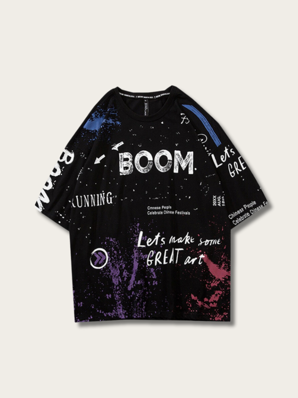 Urban Art Explosion Japanese T Shirt - Medium