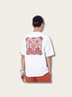 Embroidered Wind Graffiti Japanese T Shirt - XL