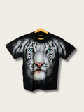 Frosted Gaze Tiger Graphic T Shirt - Medium