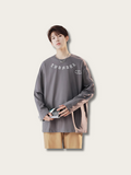 Modern Dark Script Japanese Sweater - Small