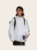 Monochrome Stitch Minimalist Japanese Sweater - Large