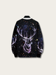 Cosmic Stag Galaxy Japanese Sweater - Small