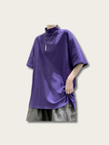 Casual Plain Oversized Japanese T Shirt - Medium