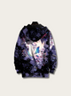 Gradient Cherry Blossom Japanese Hoodie - Small