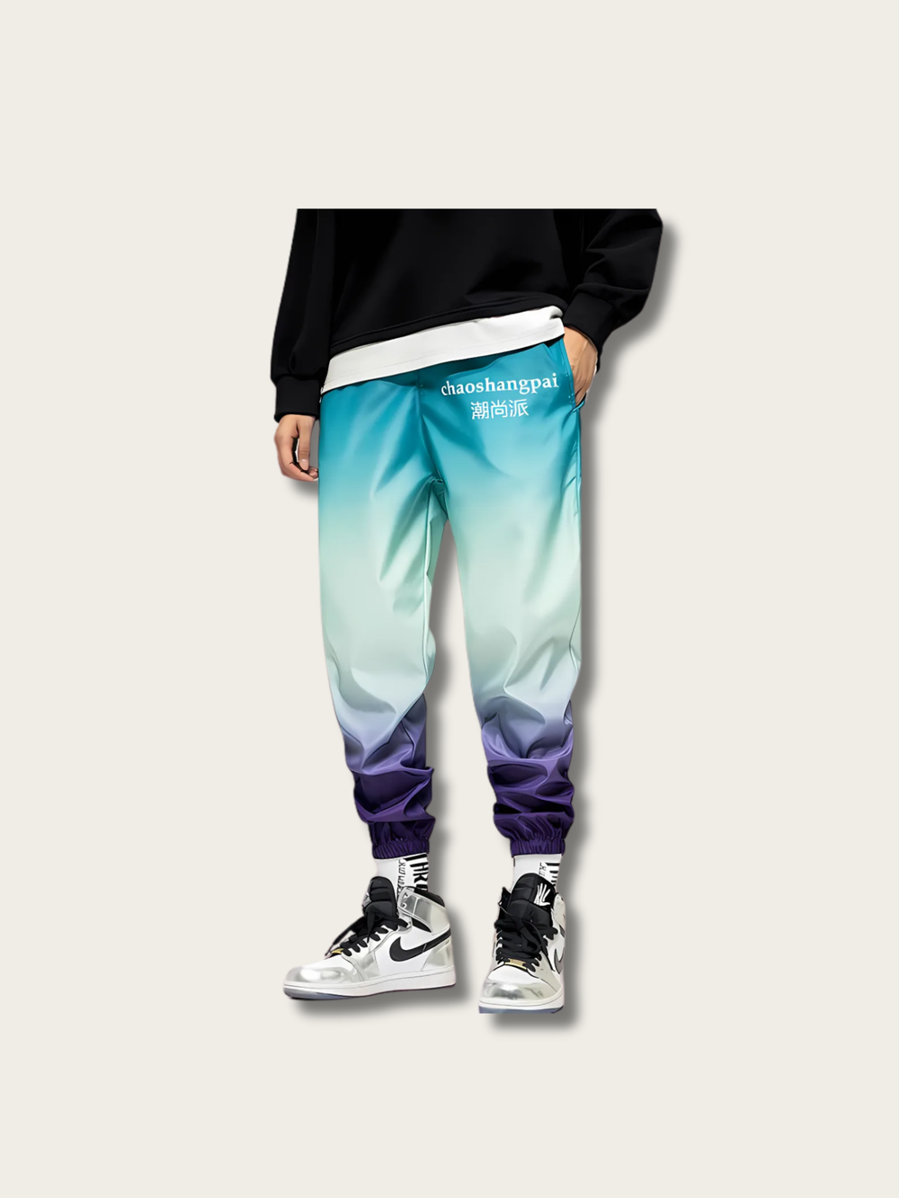 Gradient Blaze Japanese Pants - Medium