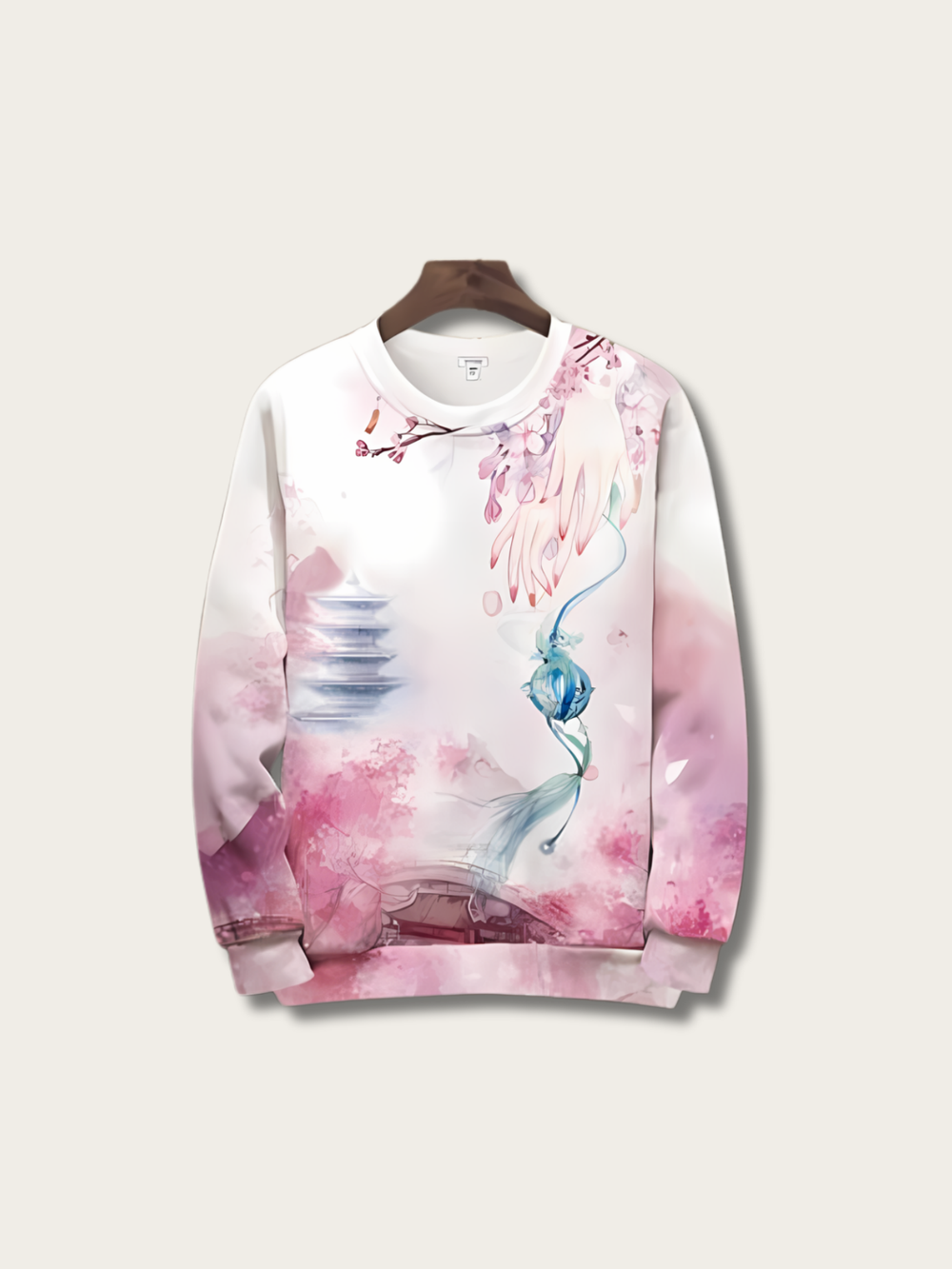 Mystic Aqua Dreams Japanese Sweater - Small