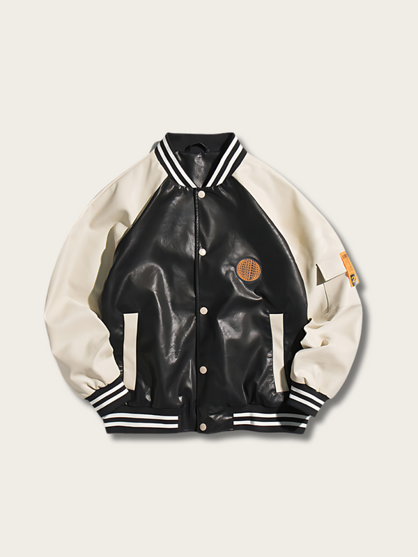 Vintage Varsity Design Japanese Jacket - Medium