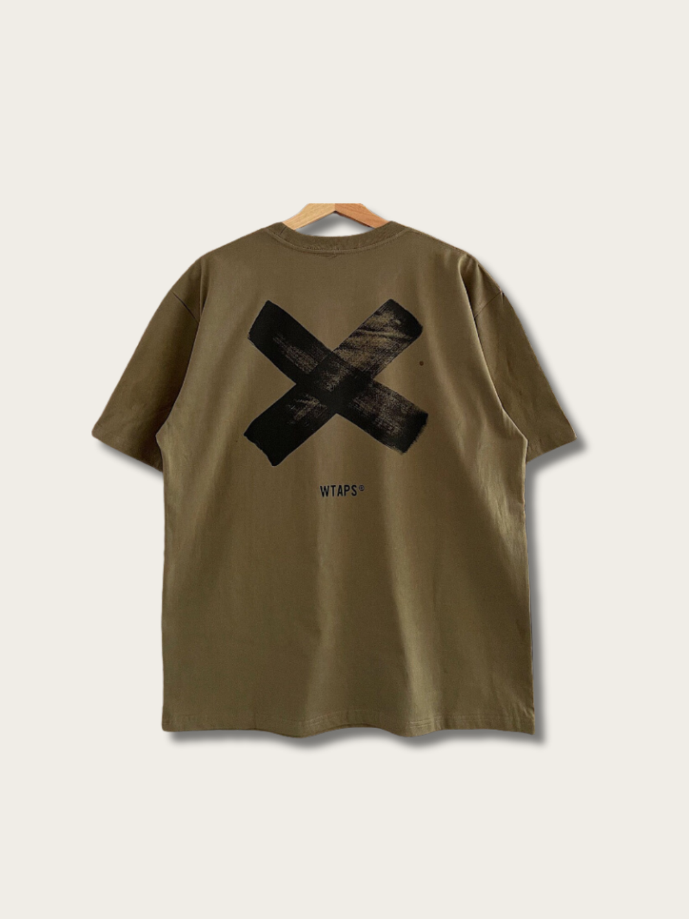 Cross Printed Japanese T Shirt - Small