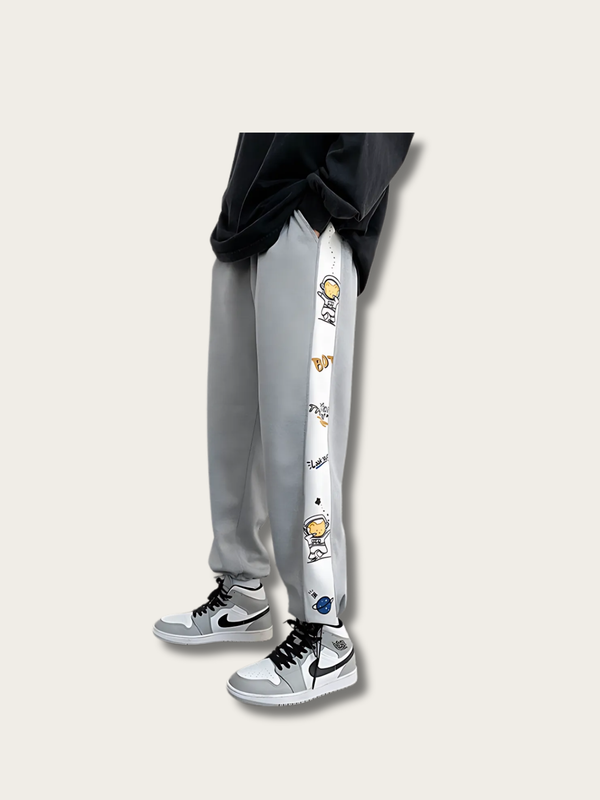 Cosmic Explorer Kawaii Japanese Pants - Medium