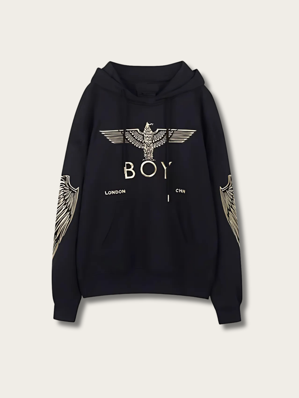 Winged Emblem Japanese Hoodie - XS