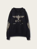 Winged Emblem Japanese Hoodie - XS
