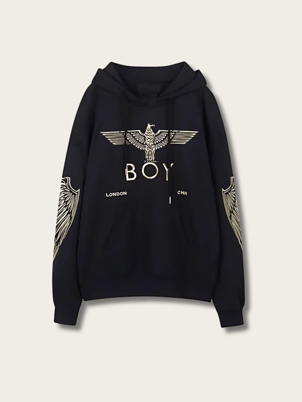 Winged Emblem Japanese Hoodie - XS