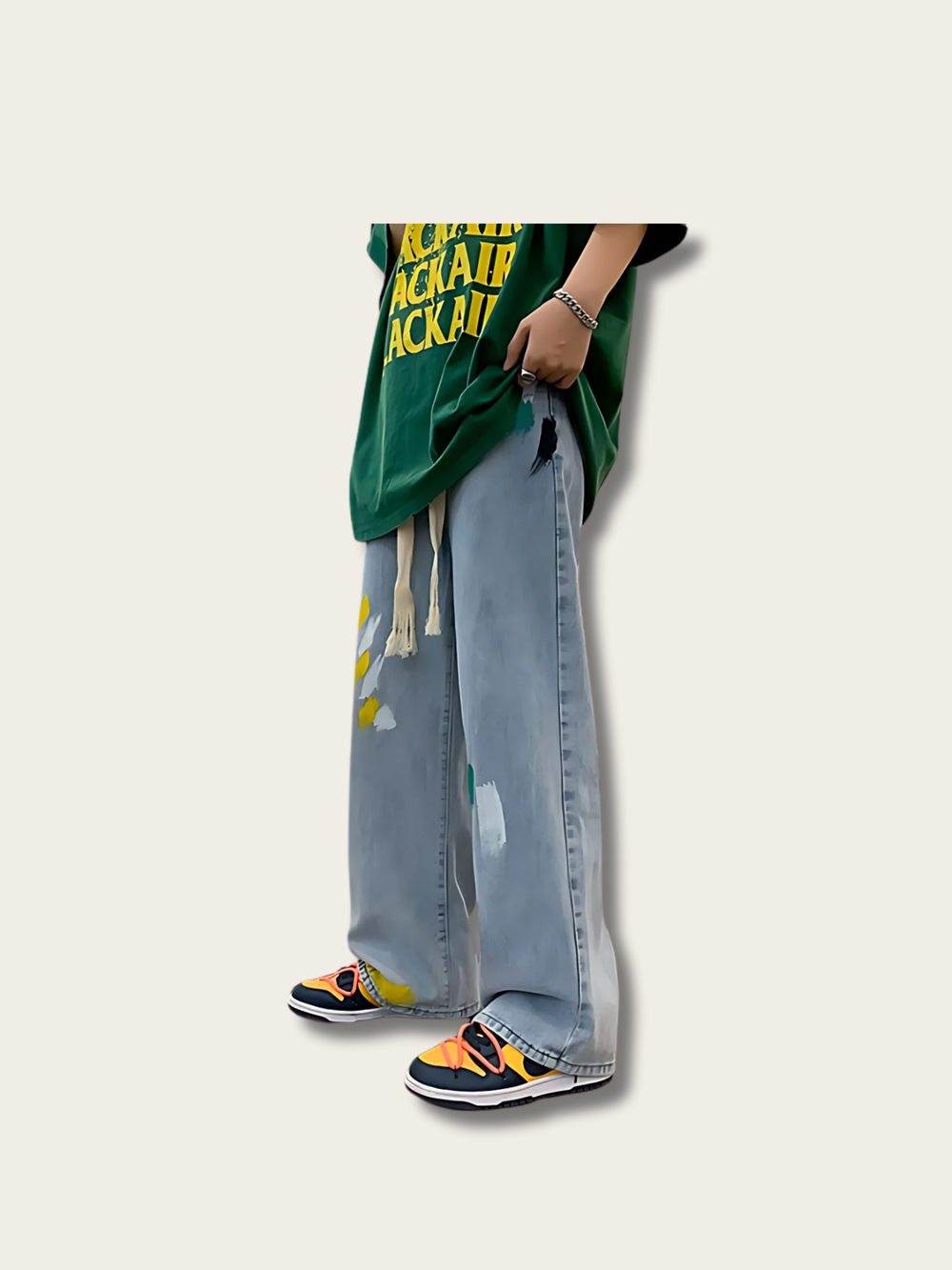 Art District Graffiti Asian Pants - Medium
