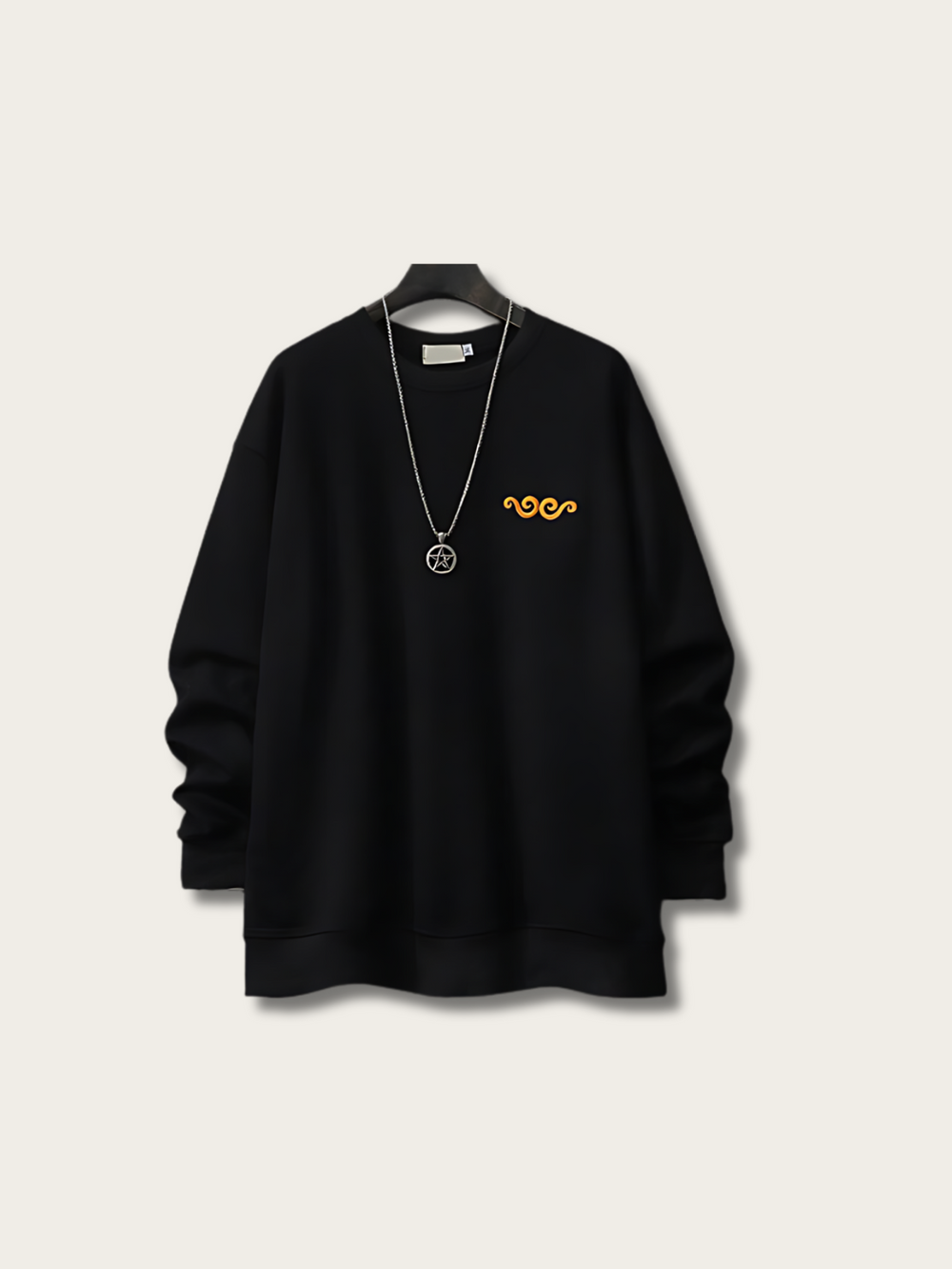 Embroidered Monkey King Japanese Sweatshirt - Large