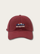 Fuji Mountain Embroidered Japanese Cap - Red