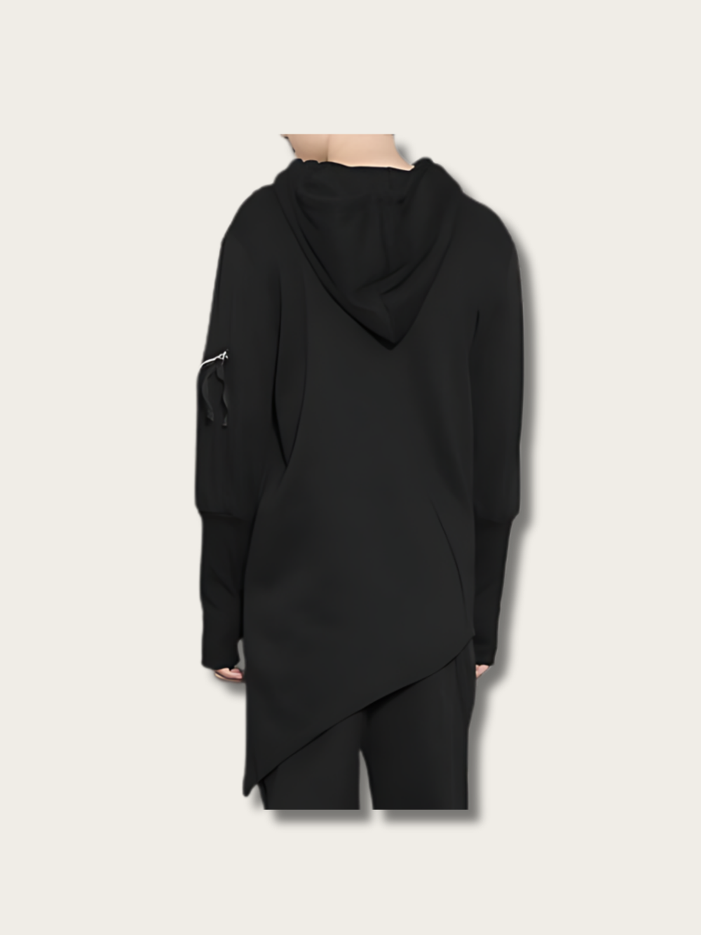 Noir Flux Japanese Techwear Sweatshirt - XL