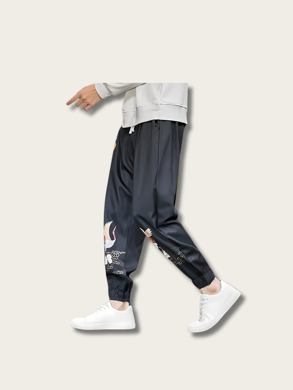 Imperial Crane Japanese Pants - Large