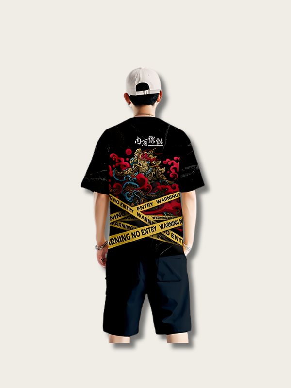 Ancient Legendary Dragon Japanese T Shirt - Medium