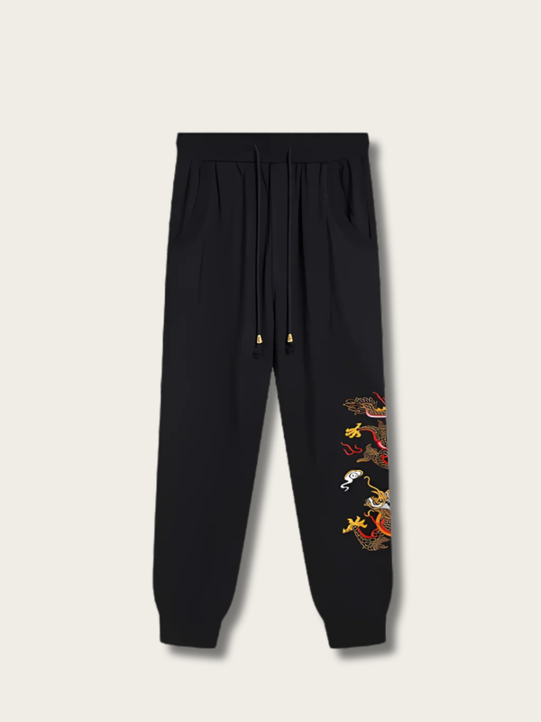 Dragonfire Elegance Japanese Jogger Pants - Medium