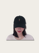 Cartoon Carrot Embroidered Japanese Cap - White