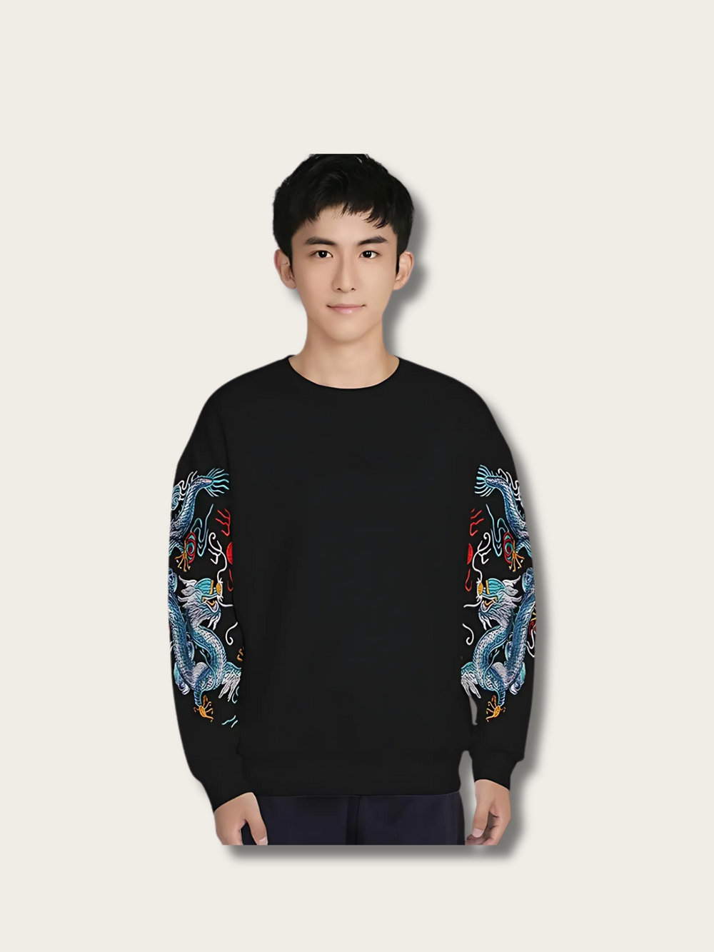 Wind Dragon Japanese Sweatshirt - Medium