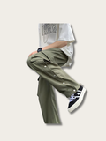 Snap Cargo Street Japanese Pants - Medium