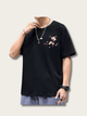 Blossom Arc Oversized Japanese T Shirt - Large