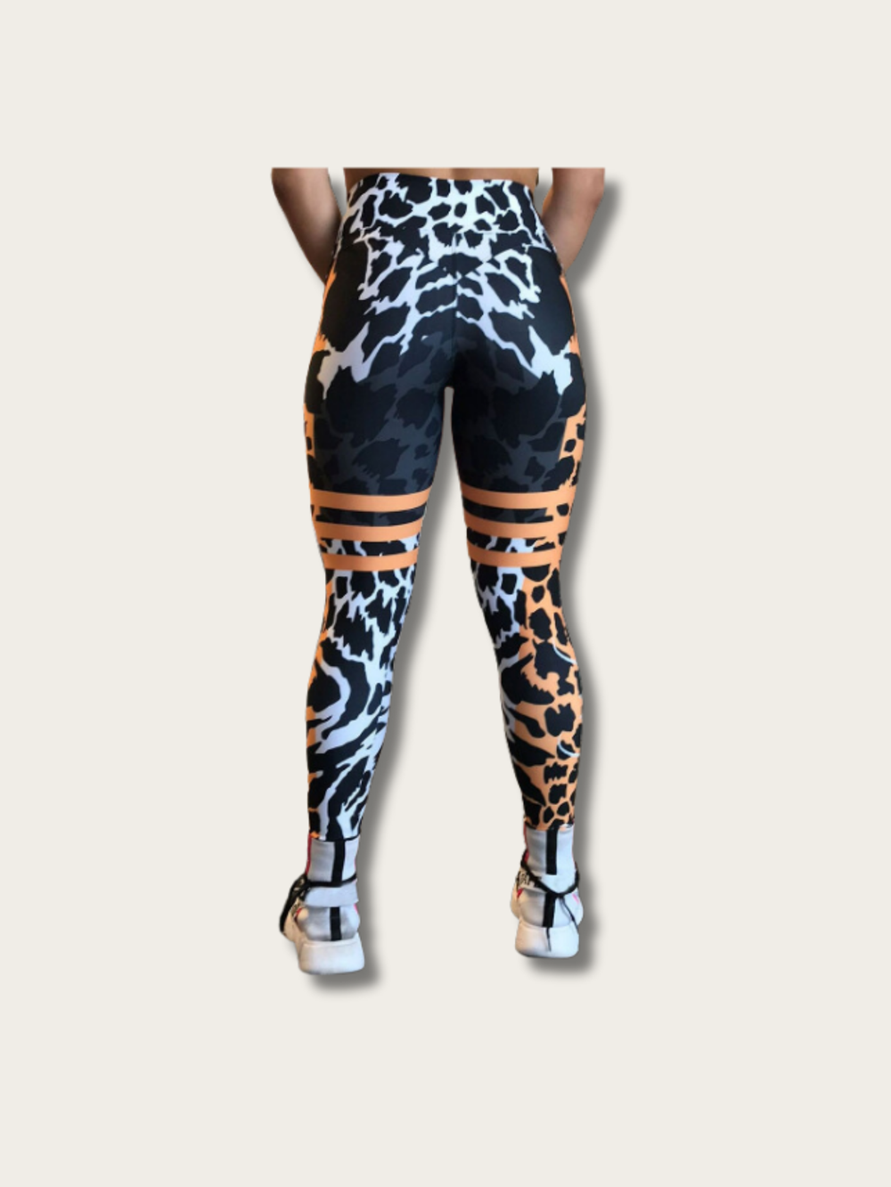 Wild Safari Japanese Yoga Pants - Large