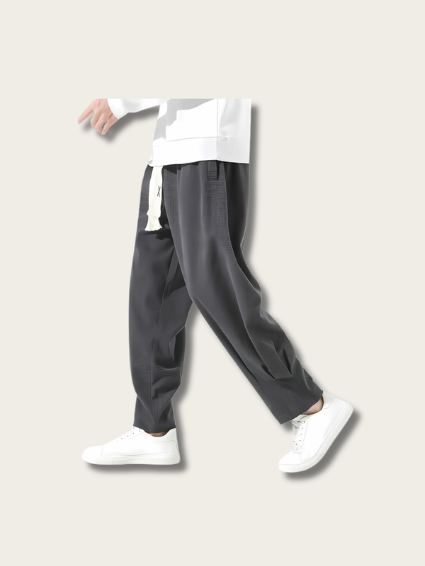 Textured Urban Flow Japanese Pants - Medium