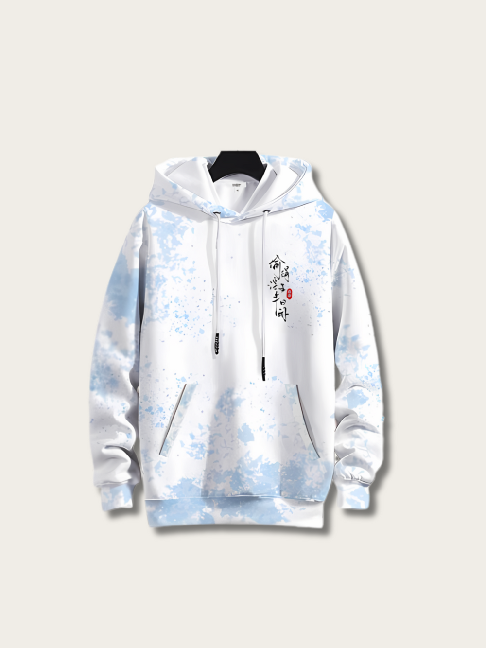 Gradient Cherry Blossom Japanese Hoodie - Small
