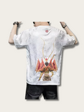 Lion Dance Cloudscape Japanese T Shirt - Large