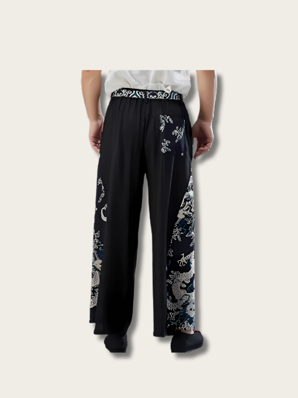 Dragonbound Elegance Japanese Pants - Large
