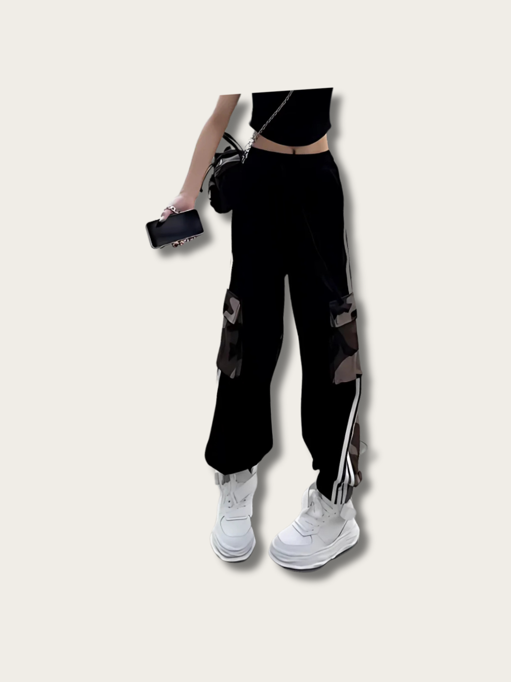 Hybrid Camo Japanese Cargo Pants - XL