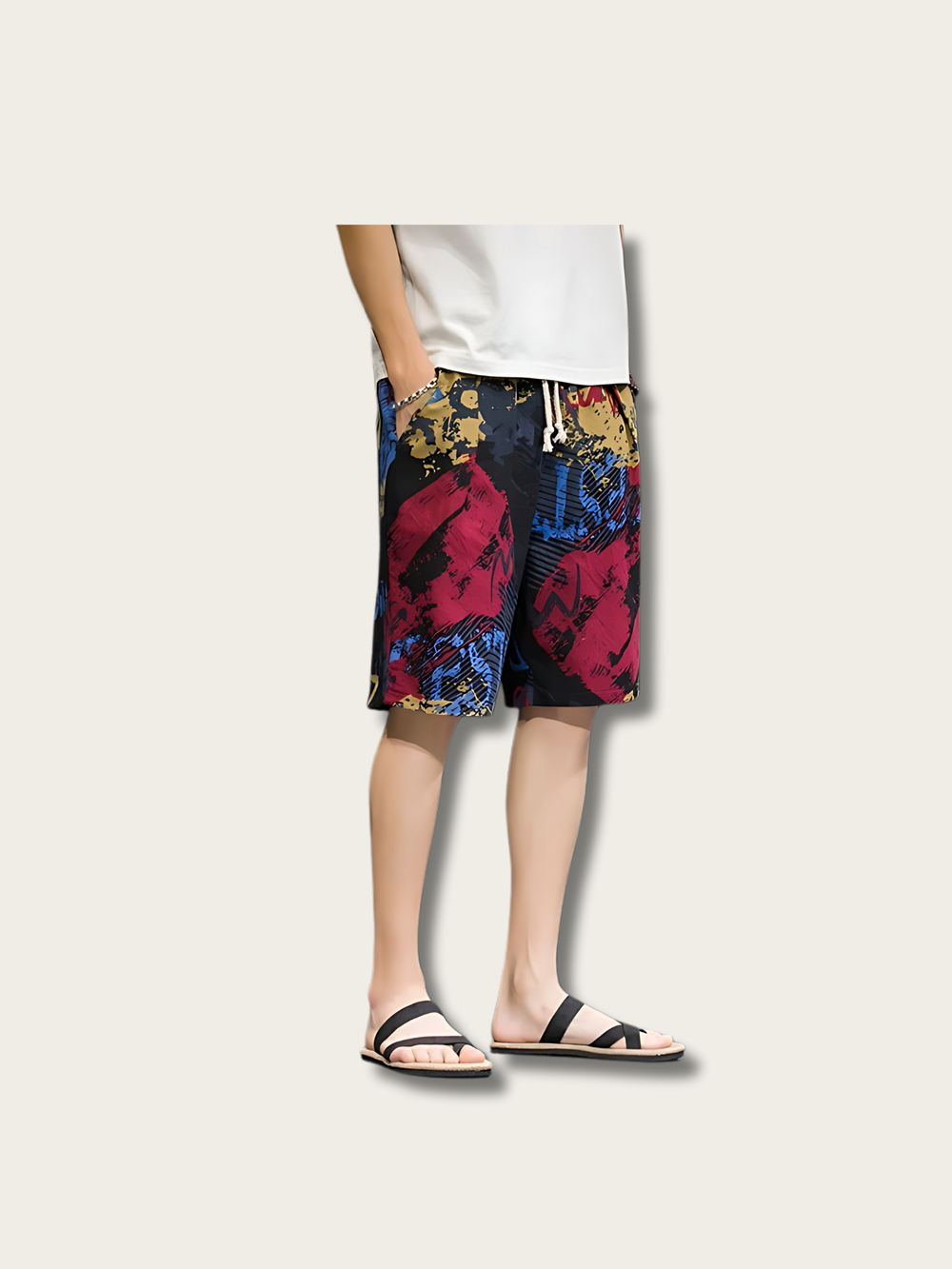Vivid Street Vibes Japanese Shorts - Medium