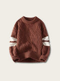 Stride Quilted Japanese Knit Sweater - Medium