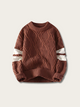 Stride Quilted Japanese Knit Sweater - Medium