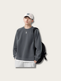 Dual Tone Minimalist Layered Japanese Sweater - Medium