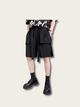 Flow Pleated Japanese Streetwear Shorts - Large