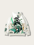 Samurai Spirit Camo Japanese Hoodie - Large