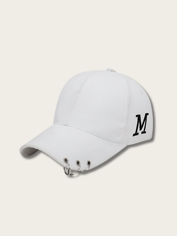 Metro Ring Japanese Baseball Cap - White